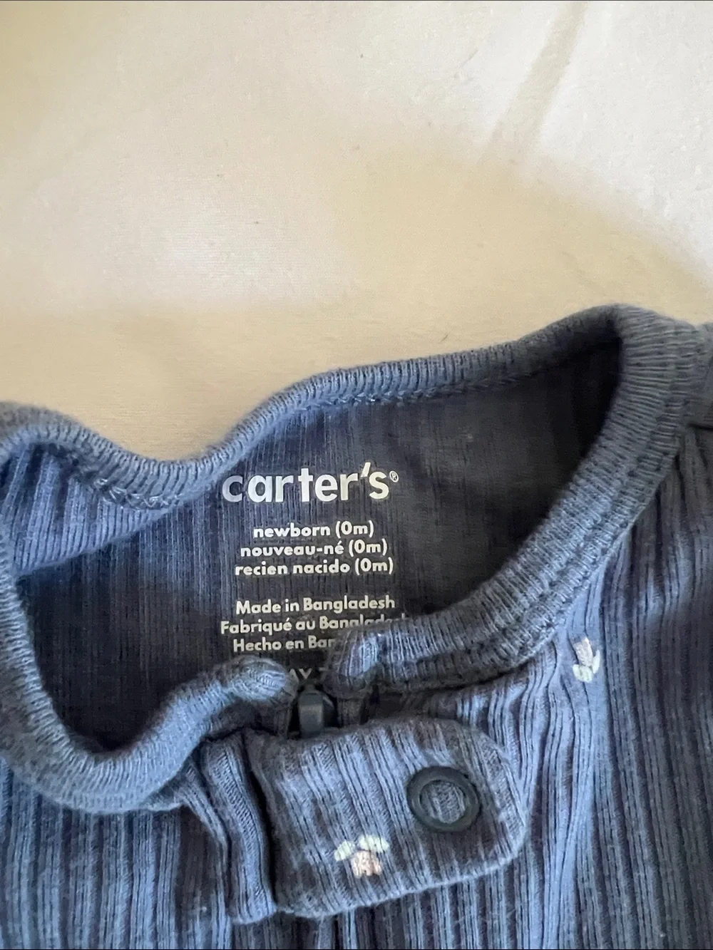 Three Carter's Footed One-Piece Pajama